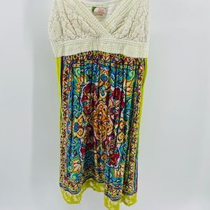 Flying tomato flowy boho summer top size L
